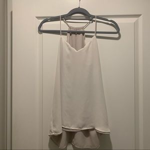 Express Reversible Blouse with Scallop neckline